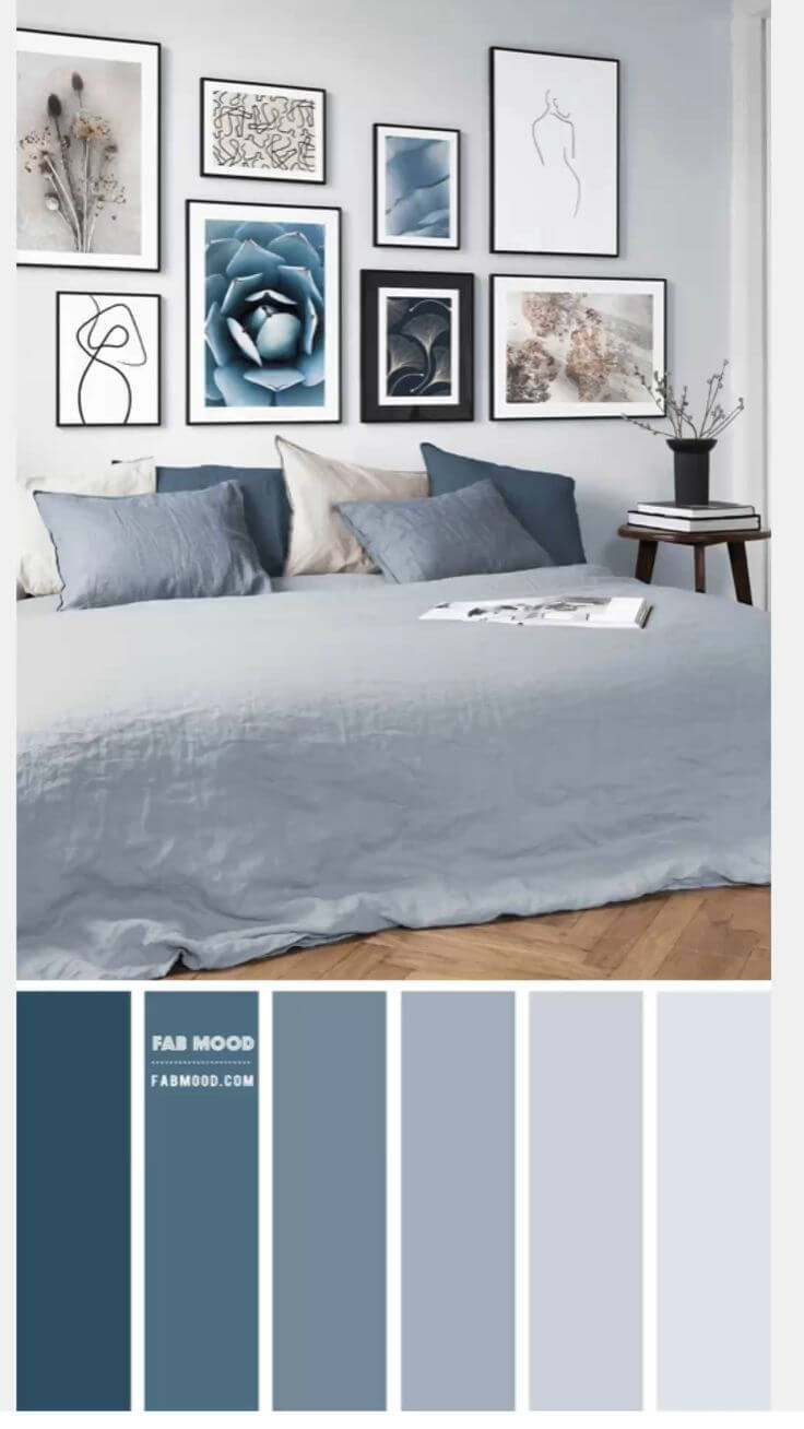 Dusty Blue Wall Paint Ideas
